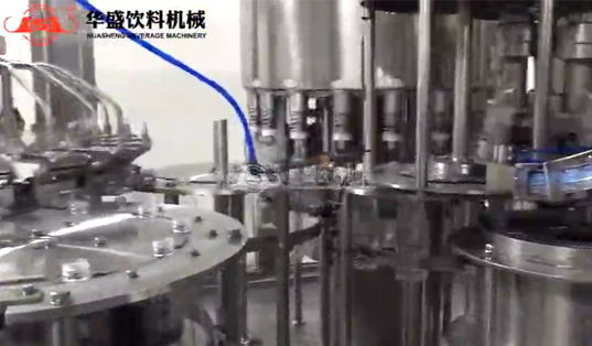 CGF系列纯净水冲瓶、灌装、封盖三合一体机组